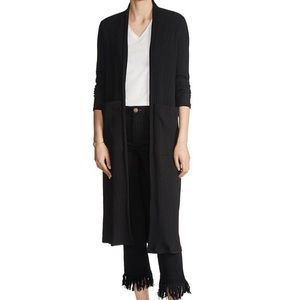 Maje Ribbed Duster Cardigan